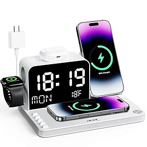 Acer Gadget 7-in-1 Wireless Charging Station for iPhone, Apple Watch & AirPods (Black or White) $39.67 + Free Shipping