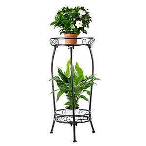 [Prime] 22-Tier 27" LOYAL TIGER Metal Plant Stand (Black)  $13.19 + Free Shipping
