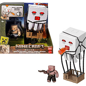 Minecraft Blast Attack Ghast Action Figure Set w/ Lights & Sounds $9 or less + Free Shipping