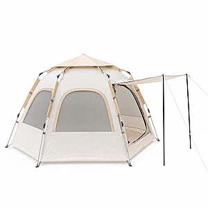 GVDV 2-3 Person Camping Tent, Instant Pop Up Tents for Camping- 60s Automatic Easy Setup Tent, Double-Layer Waterproof & Windproof Instant Tents for Hiking Backpacking $43.89