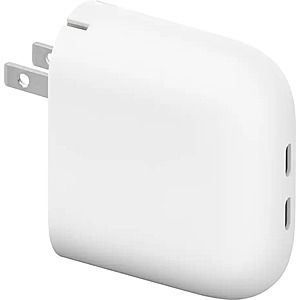 Google Flex Dual Port 67W USB-C Fast Charger (Snow) $24.99