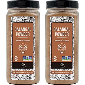 [S&S] Soeos Galanga Powder 8oz (227g), Twin Pack, 16oz  Galangal Powder for Cooking. $6.65