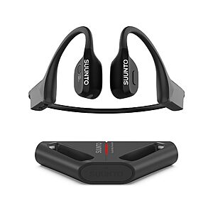 SUUNTO WING - Open ear, bone conduction headphones. Made for sports, waterproof, safety lights, bluetooth $98.99
