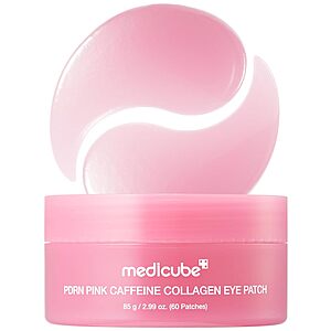 medicube Eye Patch PDRN Caffeine Collagen | Gel Eye Patches for the appearance of Dark Circles, Undereye Bags $16.9