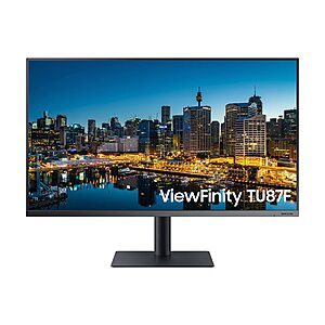 Samsung TU87F Series 32-Inch Viewfinity 4K UHD Pro Monitor, VA Panel, 60Hz, 5ms, HDR10, (LF32TU874VNXGO) Dark Blue Gray $369.99