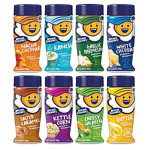 Kernel Season's Popcorn Seasoning Variety Pack, Retail Sizes (Pack of 8) w/S&S $12.59