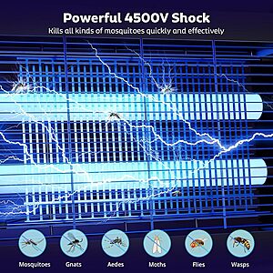 4500V OnBeam Solar Bug Zapper w/ 10W Solar Panel & Rechargeable Battery $32.99 + Free S&H