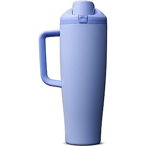 Owala FreeSip Tumbler Stainless Steel Water Bottle 40 oz Out of the Blue | Triple-Layer Insulation | Leak-Proof Lid with Push-Button $35.98