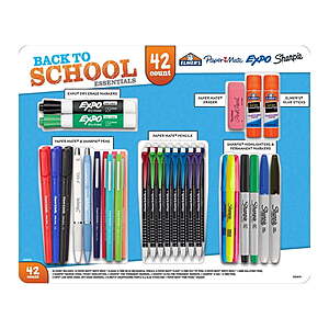 Sam's Club Back to School bundle of Sharpies, pencils, pens and glue $9.47