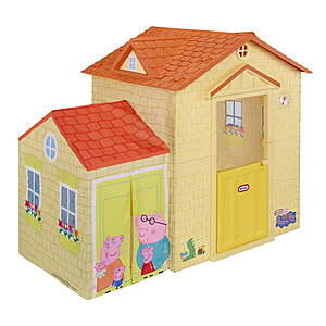 Little Tikes Peppa Pig Playhouse Indoor & Outdoor with Working Doors and Tunnel for Boys and Girls Ages 3+, $50, FS, Walmart