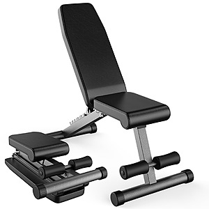 FF Finer Form 5-in-1 Adjustable & Foldable Weight Bench $84.99 + Free Shipping