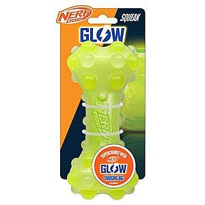 7" Nerf Dog TPR Squeak Glow Bubble Bone $4.52 + Free Shipping w/ Prime or on $35+