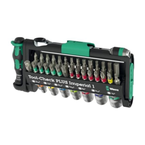 Wera 5049060001-39-Piece Tool Set, 19cm, 1/4 Drive System, Brushed Finish $109.99