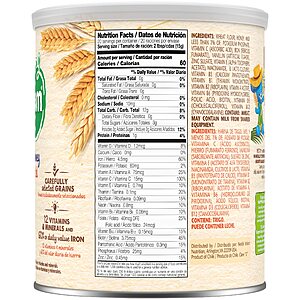 Nestle Nestum Wheat and Honey Infant Cereal, 10.5 Oz, 12 Pack $24.95 S&S 40% off Q AMAZON FREE SHIPPING