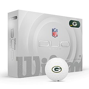 12-Count WILSON 2025 Duo Soft NFL Golf Balls (Various Teams) from $21.63 + Free Shipping w/ Prime or on $35+