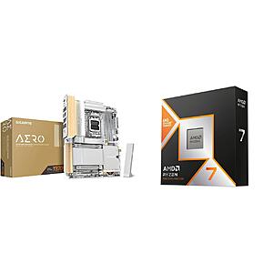 Bundle: GIGABYTE X870E AERO X3D WOOD Motherboard + AMD Ryzen 7 9800X3D + Cooler Master Elite Liquid AIO $859 + Free Shipping