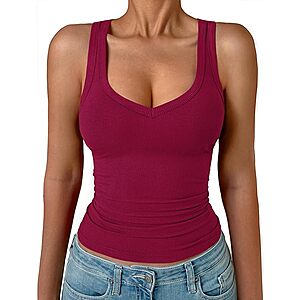 GKBK Womens Sleeveless Tank Top $4.94