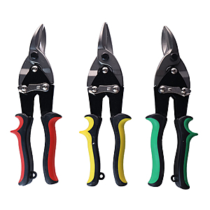 Menards B&M: 3 Piece Tool Shop 10" Aviation Tin Snips Set $10.10 or Less $8.99