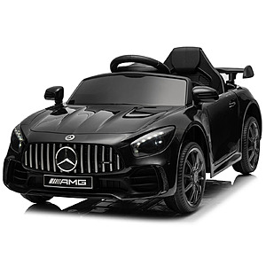 Mercedes-Benz AMG GTR 12V Kids Electric Ride-On Car w/ Remote Control (Black) $96.51 + Free Shipping