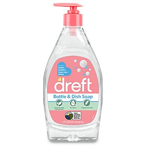 Dreft Bottle & Dish Soap Cleaner - 18 fl oz $2.9