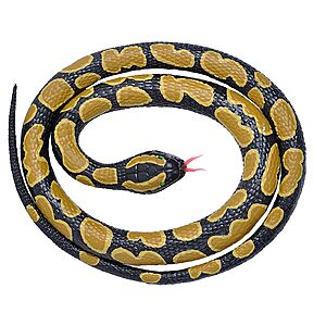 WILD REPUBLIC Rubber Snake, Ball Python Toy, Gifts Kids, 26", Black $10.3