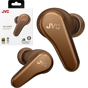 JVC True Wireless Earbuds w/ Hybrid Noise Cancelling, LDAC, 44Hr Battery, Wireless Charging $100 + Free Shipping