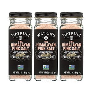 Watkins Fine Himalayan Pink Salt, 5.7 Ounce,(Pack of 3), w/S&S $11.49