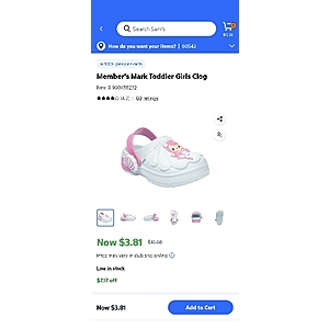 Toddler Girls Clog