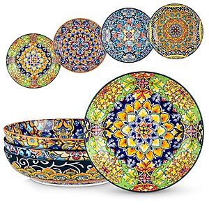 [Prime] 4-Piece 42-Ounce vancasso Large Ceramic Pasta Bowls $25.79 + Free Shipping