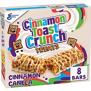 Cinnamon Toast Crunch Treat Bars, 8 ct, 6.8 oz $1.99 Or 2 For $3.49