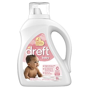 $45 FS AMAZON S&S/Q, get $15 Amazon Credit THREE x Dreft Baby Liquid Laundry Detergent,   84 fl oz, 64 Loads
