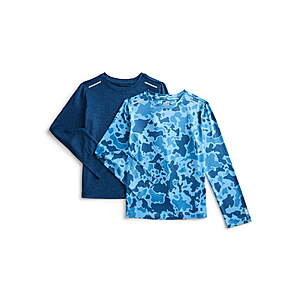 Russell Athletic Boys Performance Long Sleeve Tees, 2 Pack $6.39+