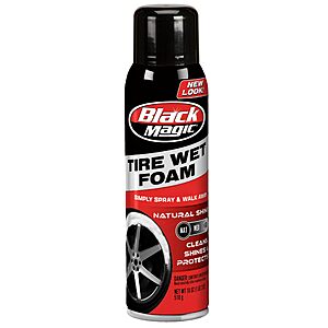 [S&S] 18 oz Black Magic Wet Foam Tire Cleaner & Shine Spray $4.22 + Free S&H w/ Prime or $35+