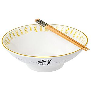 30-Oz Silver Buffalo Disney Mickey & Minnie Mouse Ceramic Ramen Bowl w/ Chopsticks $11.15 + Free Shipping