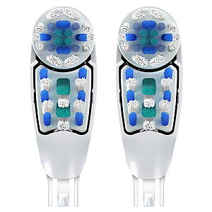 Oral-B Toothbrush Heads, Deep Clean Battery Powered Toothbrush Replacement Brush Heads, 2 Count $10.97 + $5 Walmart Cash
