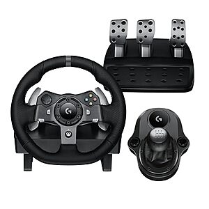 [AC] $204 | Logitech G920 Driving Force Racing Wheel & Pedals + G Driving Force Shifter (XB/PC) at Amazon