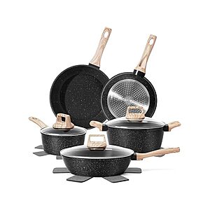 12 Pcs Nonstick Pots and Pans Set $47.99 + Free S&H w/ Prime at Woot!