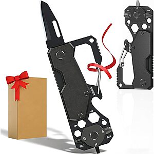 Yoyatoo Multitool Pocket Knife (Black or Camouflage) $4.99 + Free Shipping w/ Prime or on $35+