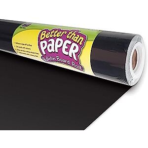 $19.04 | Teacher Created Resources Black Better Than Paper Bulletin Board Roll (TCR77314) at Amazon