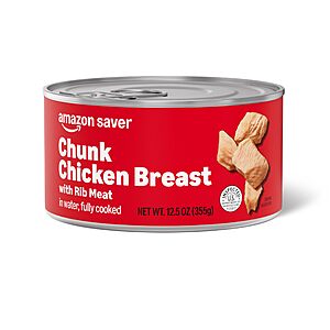 $8.97/4 Cans S&S   Amazon Saver, Chunk Chicken Breast, 12.5 Oz ($2.24 per can)