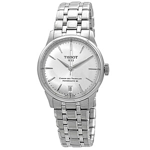 Tissot Chemin Des Tourelles Ladies Automatic Silver Dial Watch $279 + Free Shipping