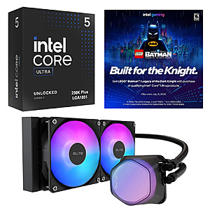 [Bundle] Intel Core Ultra 5 250K Plus 5.3GHz CPU + Cooler Master Elite Liquid 240mm CPU AIO Cooler + LEGO Batman: Legacy of the Dark Knight (PC Game) $209.99 + Free Shipping