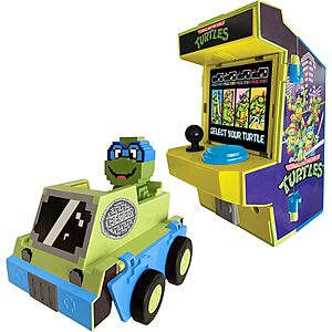 Teenage Mutant Ninja Turtles Arcade Cruisers Leonardo Edition, 2-in-1 Arcade Cabinet to Transforming Vehicle - $6.68 @ Amazon