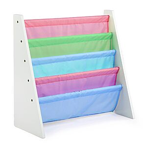 $18.56: Humble Crew 4 Tier Kids Bookshelf, Montessori Front Facing Toddler Bookcase at Amazon