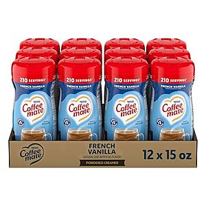 [SnS, AC] $20.22 | 12-Pack 15-Oz Coffee Mate Coffee Creamer (French Vanilla) at Amazon ($1.68 each)