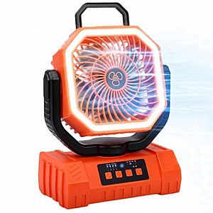 fygurso 20000mAh Portable Oscillating Camping Fan w/ LED Lantern, Remote & Timer $17.99 + Free Shipping w/ Prime or on $35+