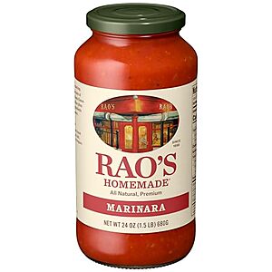 [SnS, AC] $5.20* | 24-Oz Rao's Homemade Pasta Sauce at Amazon