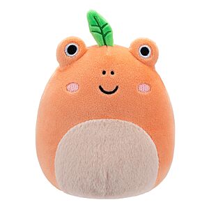 $4.19 - Squishmallows Original 5-Inch Fatima Peach Frog with Fuzzy Belly - Official Jazwares Plush