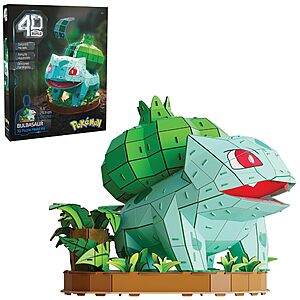 $13.99 - 4D Build Pokémon Bulbasaur 3D Puzzle Model Kit