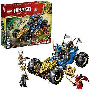 [NEW] $43.99 | 387-Piece LEGO Ninjago: Dragons Rising Season 4 - Jay's Transforming Car (71856, 2026) at Amazon